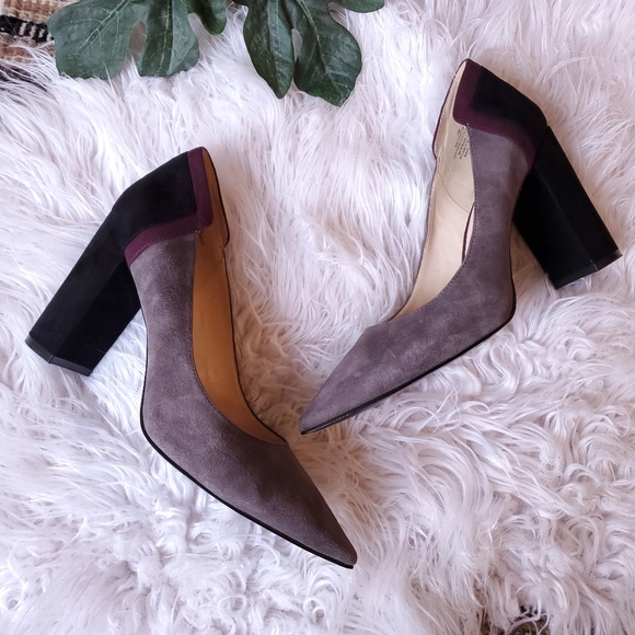 Nine West Shoes - Nine West  "This Time" Suede Block Heels